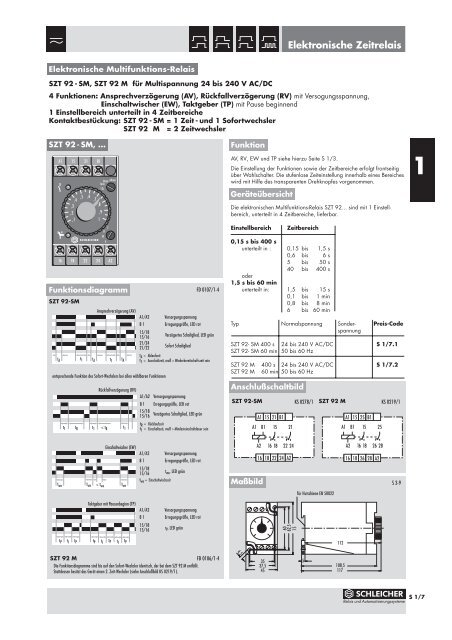 Elektronische Zeitrelais - smi-online.net