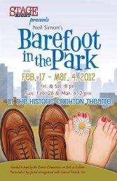 Barefoot in the Park - Stage Right Resources