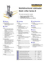 Multidirectional sideloader Multi-Lifter Series B - HUBTEX