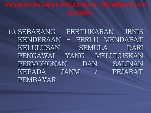 Tatacara Pinjaman Kenderaan-new jun09 - NRE