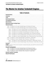 The Market for Aviation Turboshaft Engines - Forecast International