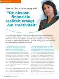 algemeen directeur Carla van de Wiel in het Vidomes Magazine