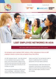 lgbt employee networks in asia - Community Business