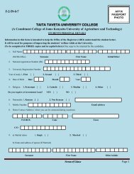 F-2-59-8-7: Students Personal Details Form - Taita Taveta University ...