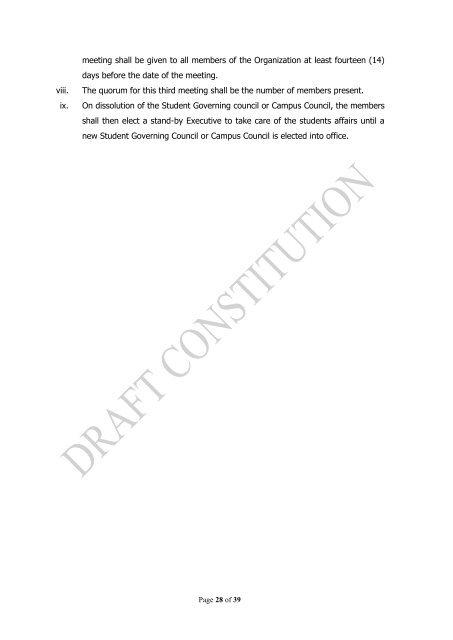 SOTTUC Draft Constitution. - Taita Taveta University College