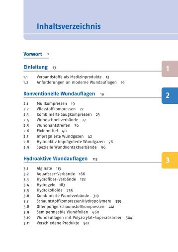 Inhaltsverzeichnis 1 2 3 - Deutscher Apotheker Verlag