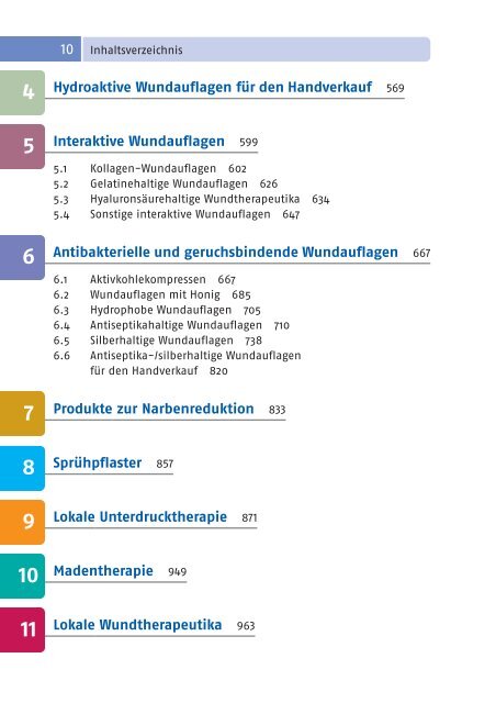 Inhaltsverzeichnis 1 2 3 - Deutscher Apotheker Verlag