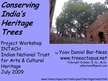 Heritage Trees INTACH - Outreach Ecology