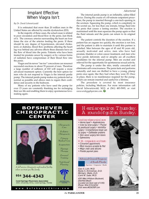 Cover_Jan 05 (Page 2) - The Parklander Magazine