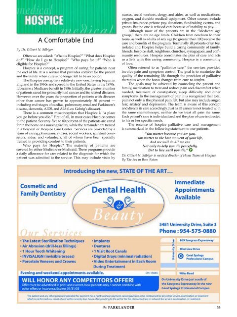 Cover_Jan 05 (Page 2) - The Parklander Magazine