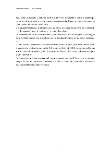 Il paziente depresso e i suoi familiari - Associazione per la Ricerca ...