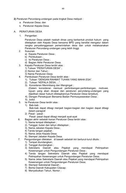 49 2) Peraturan Perundang