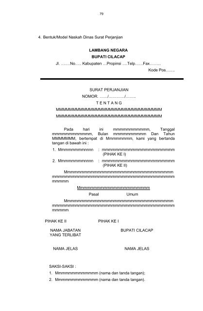 79 4. Bentuk/Model Naskah