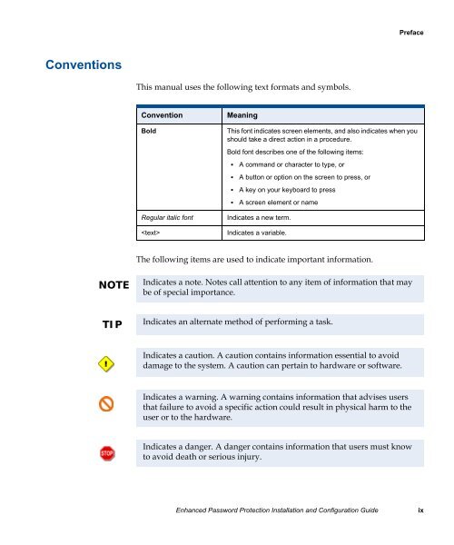 Enhanced Password Protection Installation and Configuration Guide