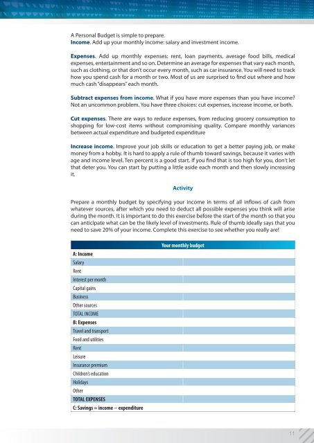 Booklet - SEBI Investor Awareness Website