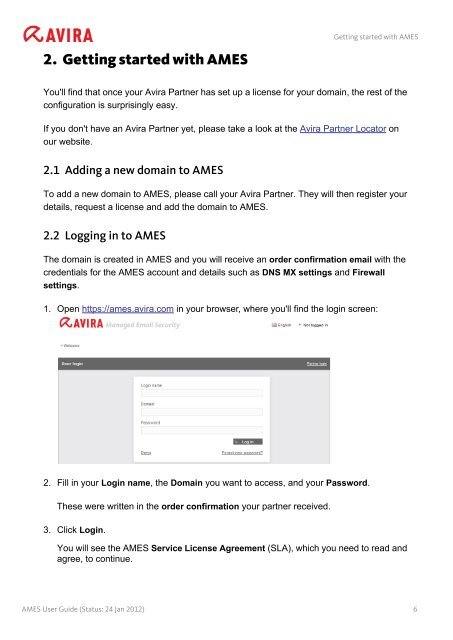 Avira Managed Email Security (AMES)