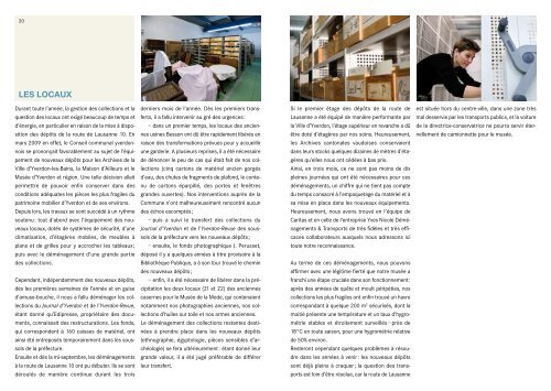LE VISITEUR 1/2010 (format PDF) - MusÃ©e d'Yverdon et rÃ©gion