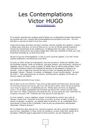Les Contemplations Victor HUGO - livrefrance.com