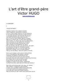 L'art d'être grand-père Victor HUGO - livrefrance.com