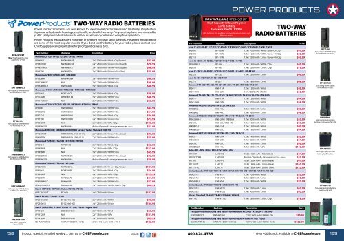 power products - Chief Supply