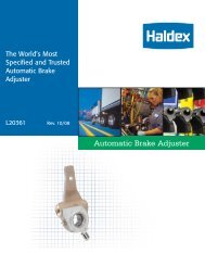 Automatic Brake Adjuster Brochure - Haldex