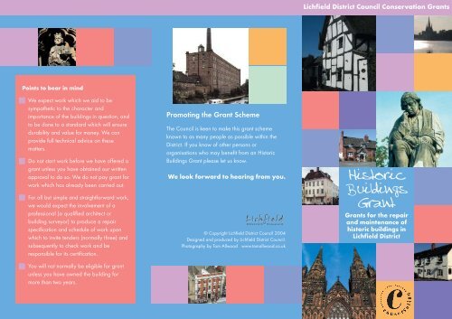 Historic Buildings - Lichfield District Council