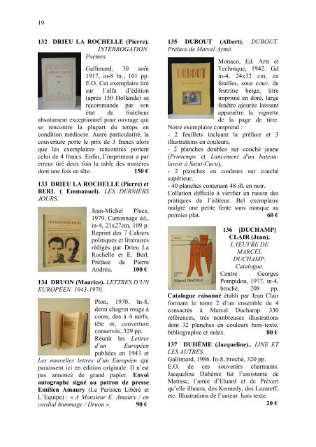 Librairie le galet - Livre Rare Book