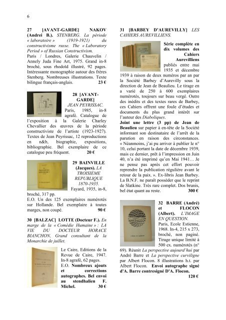 Librairie le galet - Livre Rare Book