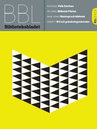 Ladda hem som pdf - Biblioteksbladet