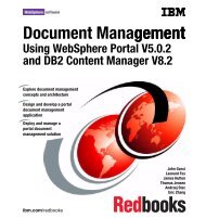 Document Management Using WebSphere Portal V5.0.2 and DB2 ...