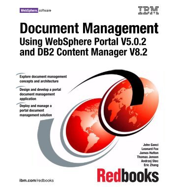 Document Management Using WebSphere Portal V5.0.2 and DB2 ...