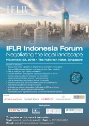 IFLR Indonesia Forum - IFLR.com