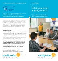 Schulungsangebot 2. Halbjahr/2011 - Gesundheitsnetz Deutschland