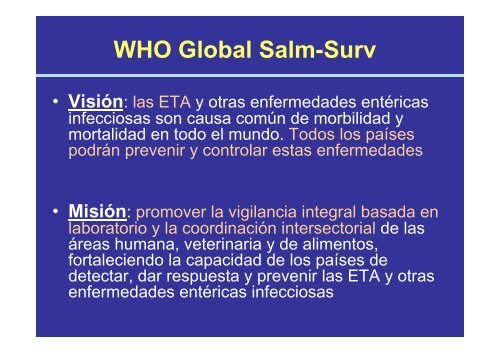 WHO Global Salm-Surv
