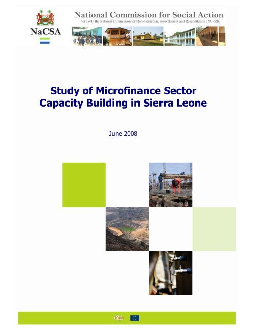 Study of Microfinance Sector Capacity Building in Sierra Leone