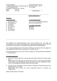 Gemeinde Dahme Das Protokoll dieser Sitzung 7. Sitzung 2008 ...