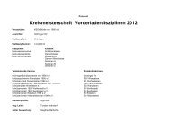 Kreismeisterschaft Vorderladerdisziplinen 2012 - groeninger ...