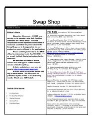 Swap Shop - Education Minnesota Osseo