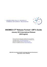 SNOMED CTÂ® Release Format 1 (RF1) Guide
