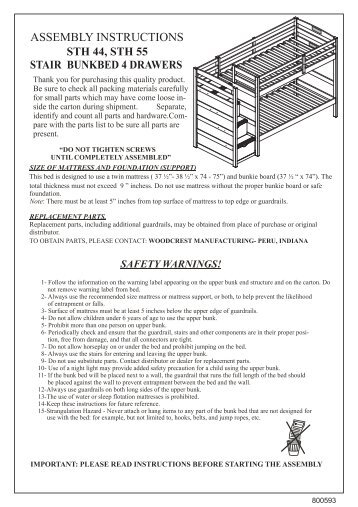 STAIR BUNK BED - Hayneedle