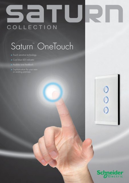 Saturnâ¢ OneTouch Flyer(PDF) - clipsal.co.nz