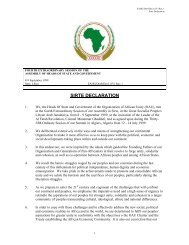 SIRTE DECLARATION