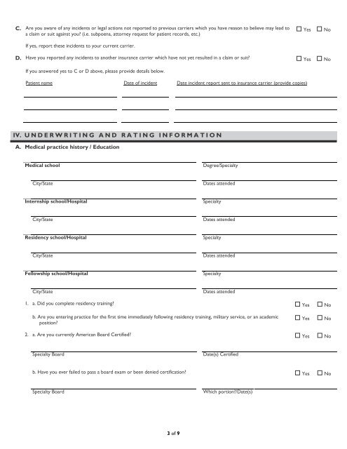 ENCLOSED ARE THE FORMS NECESSARY FOR ... - TMLT
