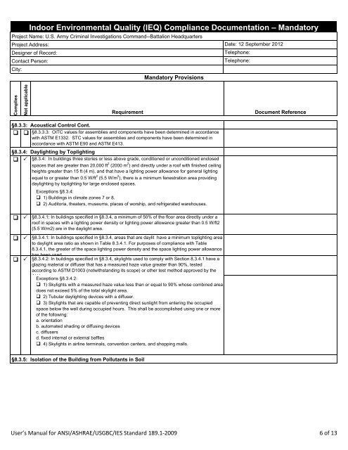 Indoor Environmental Qual