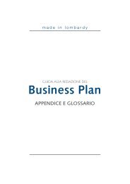 Business Plan - Appendice e Glossario - Bnl