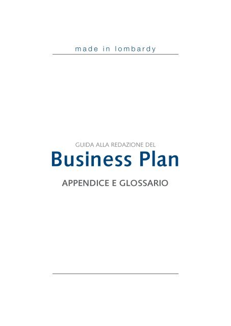 Guida pratica alla redazione del business plan 08 image