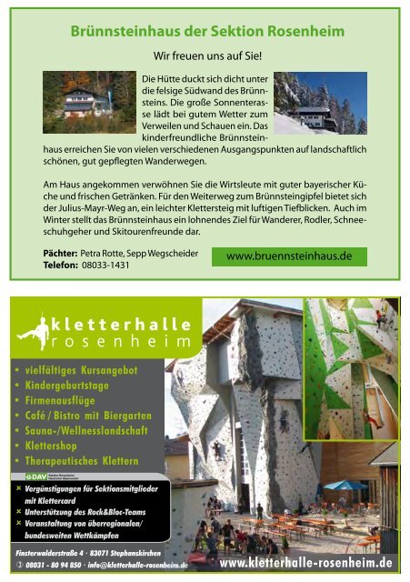 Jahresbericht 2011/2012 - Deutscher Alpenverein