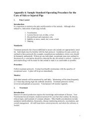 Appendix 6: Sample Standard Operating Procedure for the ... - CQA