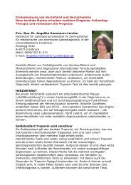 Doz. Dr. Angelika Hammerer- Lercher - Herzverband Salzburg