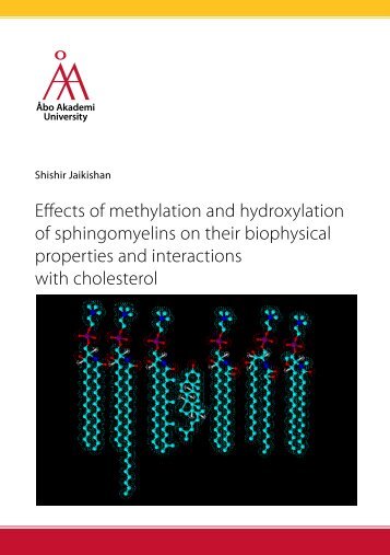 Effects of methylation and hydroxylation of sphingomyelins ... - Doria